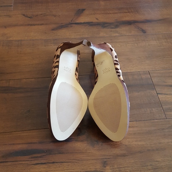 Steve Madden Leopard Print Platform Pumps Heels - Picture 6 of 7